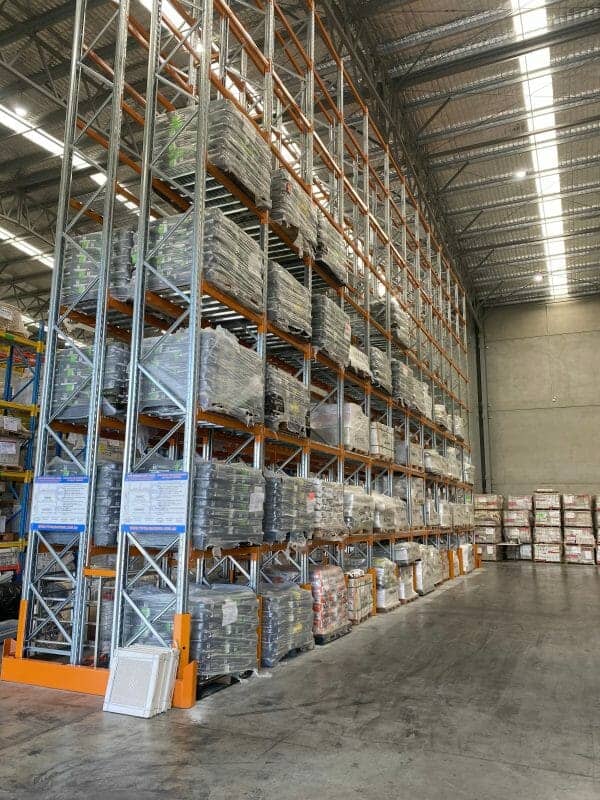 high bay heavy duty pallet storage rack system