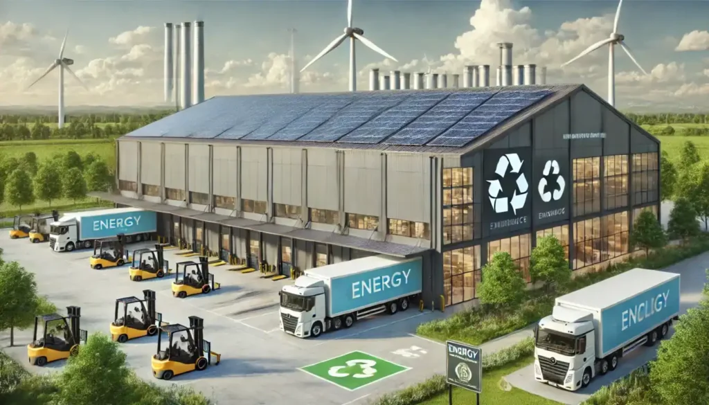 warehouse reducing carbon footprint sustainable warehousing future